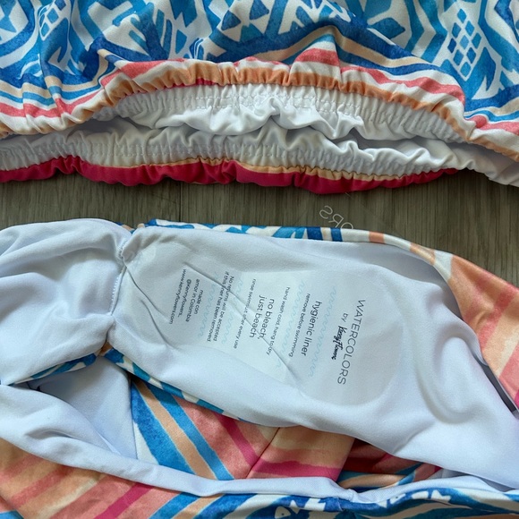 🆕 Kenny Flowers Bikini Palmilla - Bandeau Top - HIGH WAIST Bottoms 🆕 - Picture 8 of 11